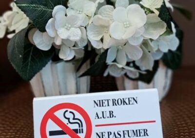 Alle kamers zijn rookvrij
