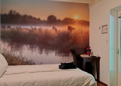 Kamer 3 bed met wand