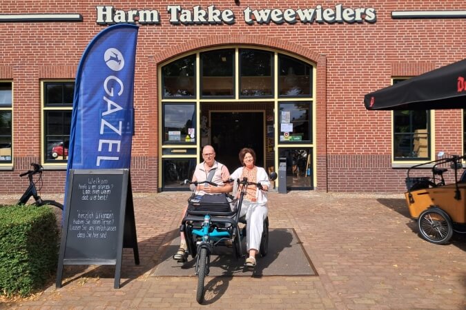 Erop uit op duofiets in de Achterhoek van rolstoelkamer / mindervalide kamer hotel 't Welink